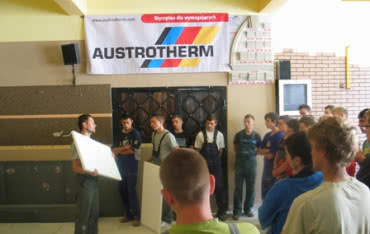 Austrotherm edukuje uczniów szkół budowlanych