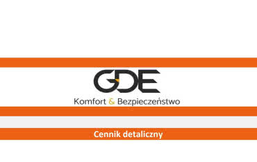 GDE publikuje nowe cenniki na wrzesień 2021